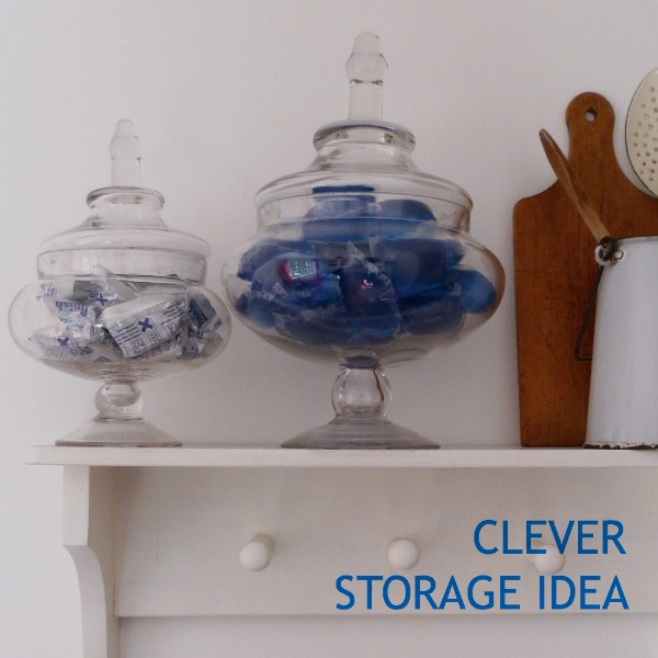 Neat storage idea – Washing tablets