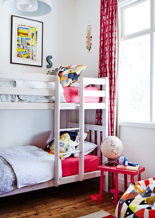 Pink gender-neutral kids' bedrooms | Growing Spaces