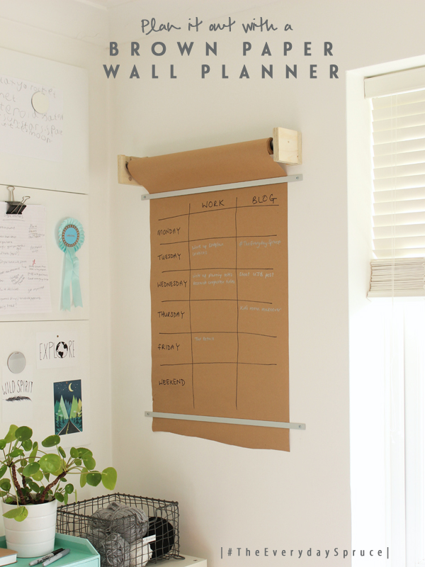 Wall planner on a roll | Growing Spaces