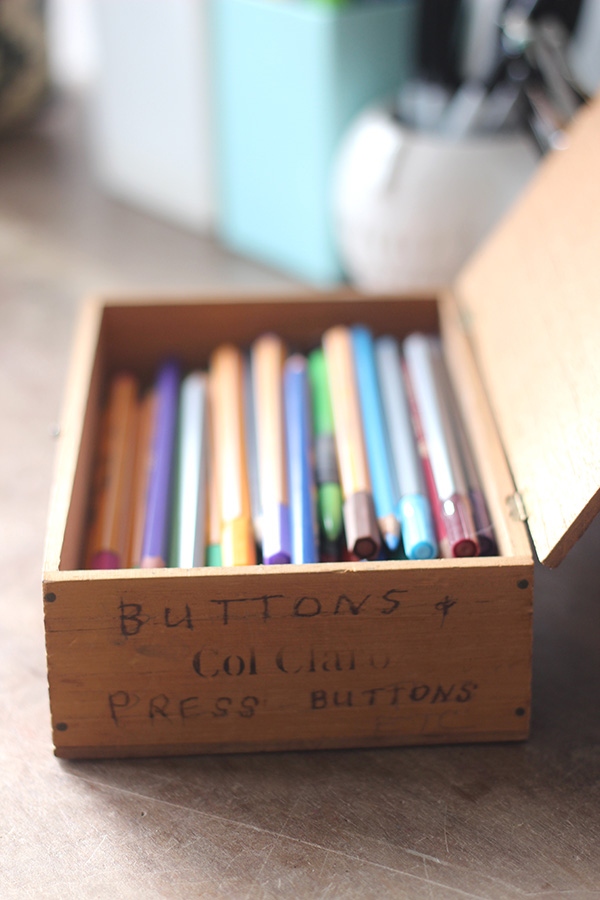 Old button box | Growing Spaces