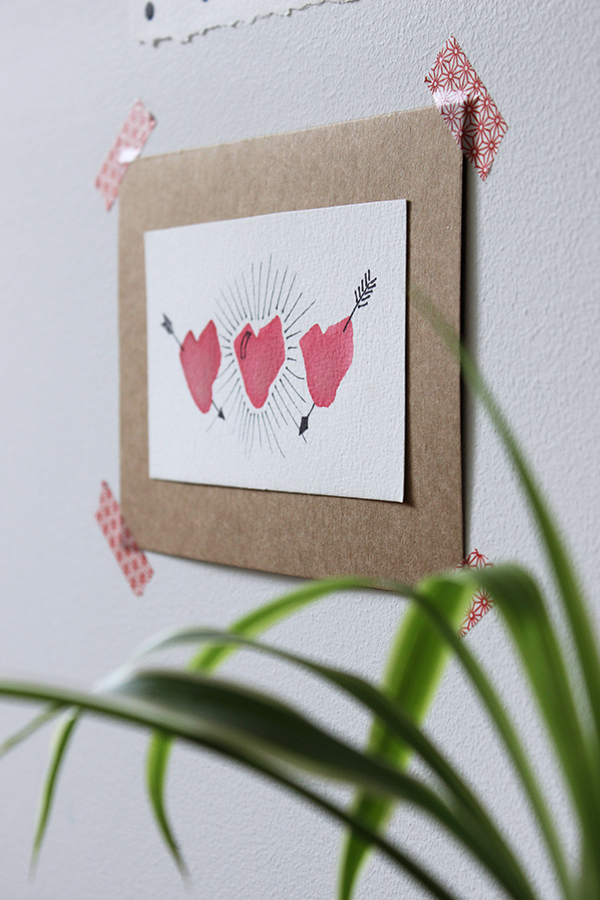 Hirameki: Quick and easy DIY watercolour Valentines cards