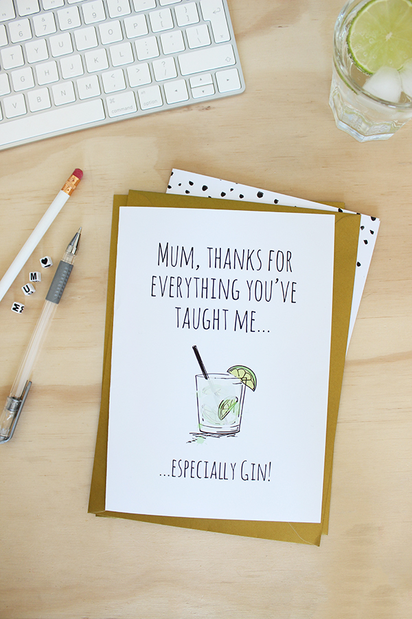 Mothers Day card from Soda Prints | Growing Spaces