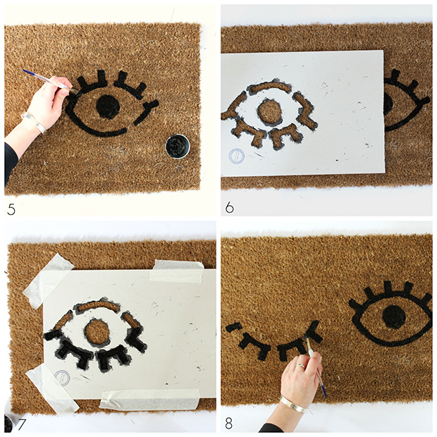 DIY painted doormat | Growing Spaces