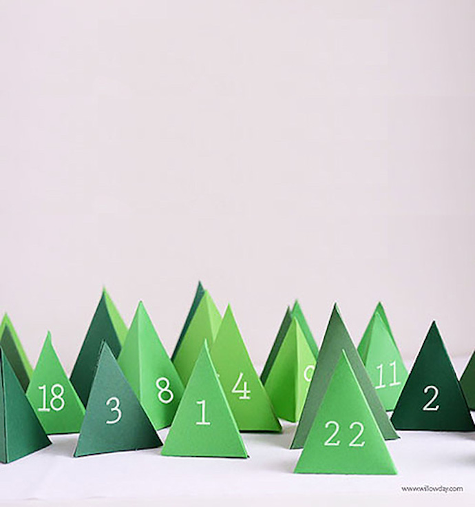 12 free printable advent calendars | Growing Spaces